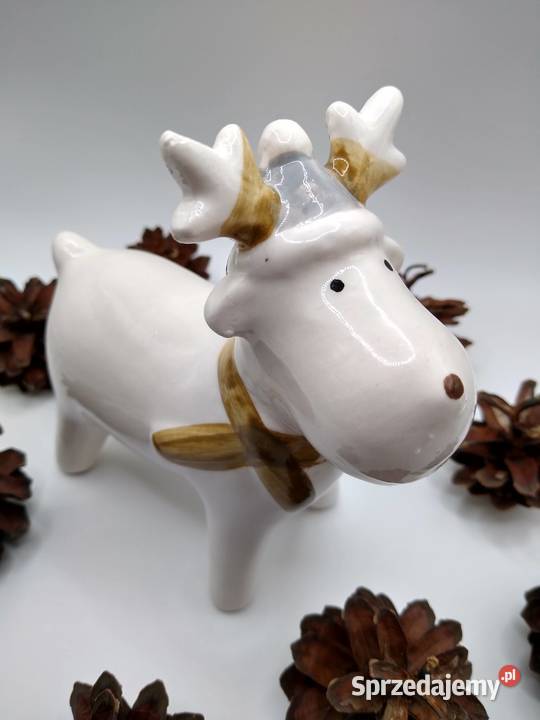 Renifer Reniferek Ceramika Christmas Gdańsk sprzedam
