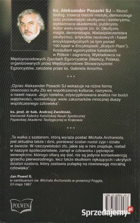EGZORCYZMY OPĘTANIE DEMONY ks Aleksander Posacki Gorzów Wielkopolski