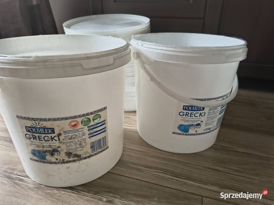 Wiadro plastikowe 10 z pokrywka i rączką