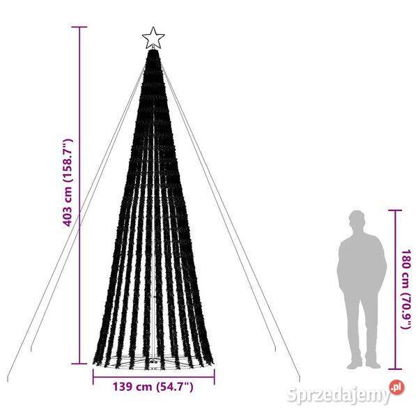 vidaXL Choinka LED 1028 LED Niebieski 403 Warszawa