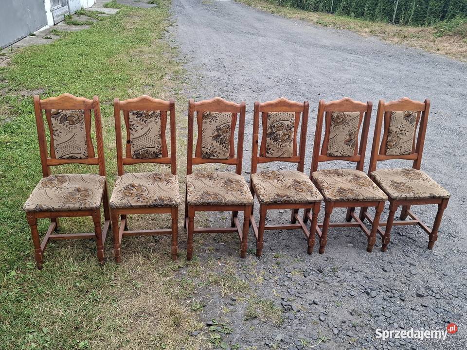 Krzesła Drewniane Stan 98cm Zgorzelec