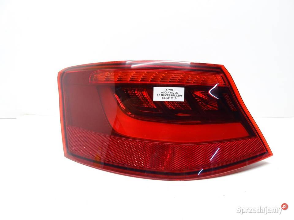 LAMPA LEWY TYŁ LEWA TYLNA 8V3945095B AUDI A3 8V