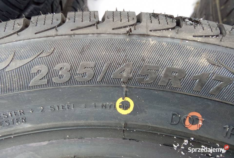 2 NOWE OPONY ZIMOWE 2024r 17 235x45x17 MS Wągrowiec