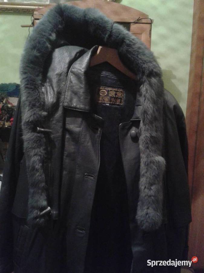 Płaszcz skórzany nowy Gliwice sprzedam