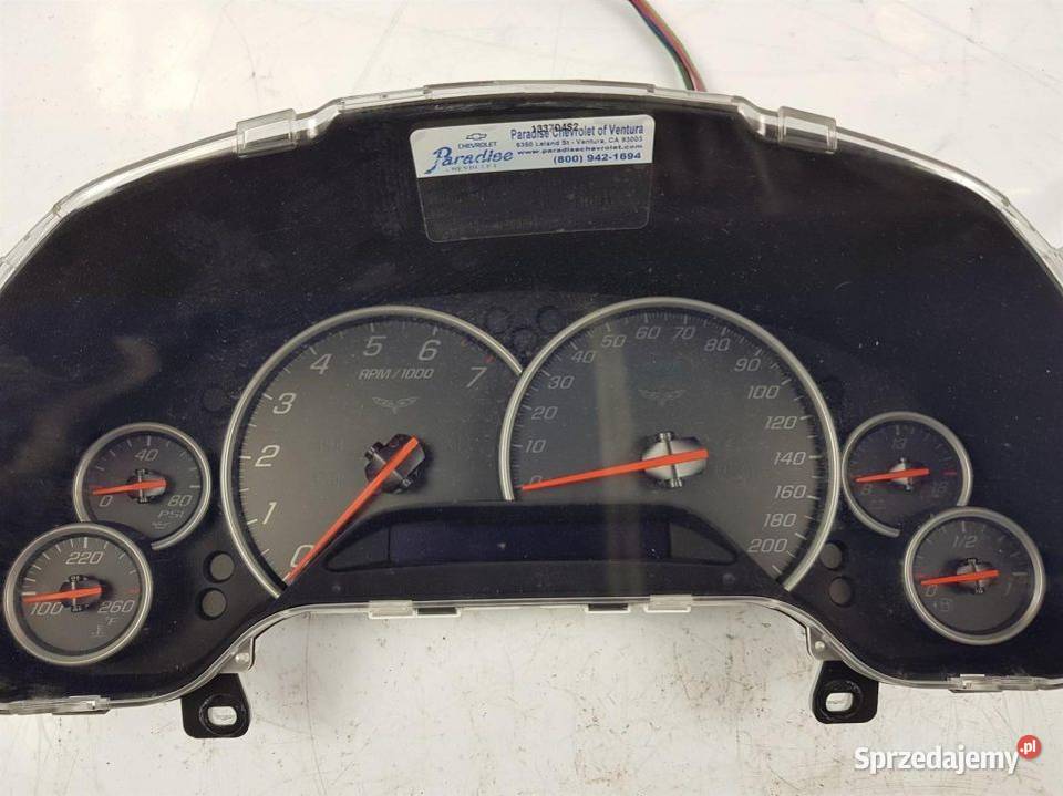 LICZNIK ZEGAR CHEVROLET CORVETTE C6 USA Pozostałe Części samochodowe kujawsko-pomorskie Lipno