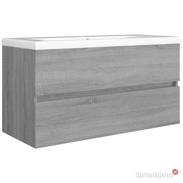 Szafka pod umywalkę szary dąb sonoma 90x385x45 mazowieckie Warszawa