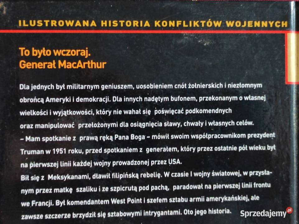 książka MacArthur Jakub Mielnik II Wojna Kielce