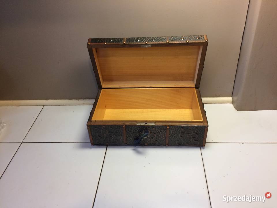 KUFEREK na biżuterię zamykany na kluczyk Warszawa