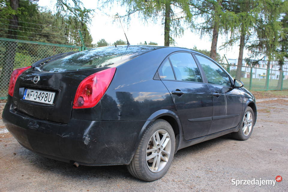 nissan primera p12 18 gaz 2004r0płaty aktalne