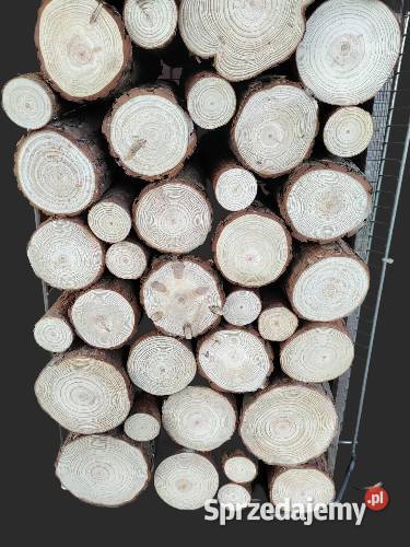 Wnęka kominka drewno pieńki mix natura 40x40x30 Dom i Ogród Kulno