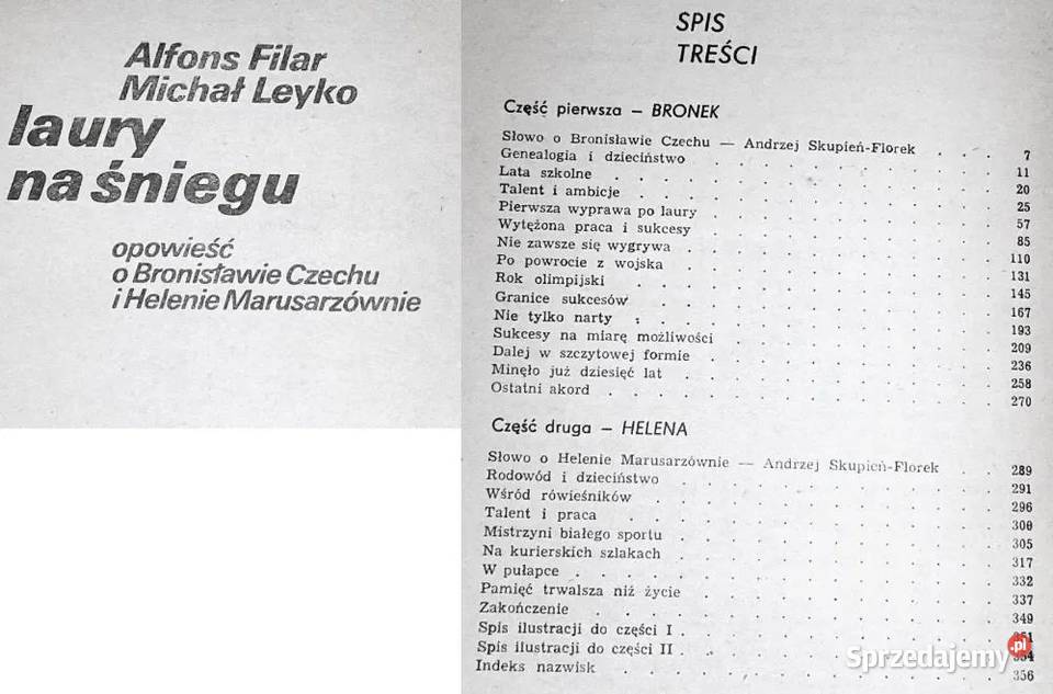 Laury na śniegu Alfons Filar Michał Leyko Chełm sprzedam