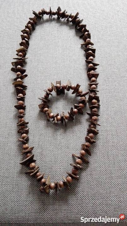 KOMPLET NASZYJNIK BRANSOLETKA Łódź