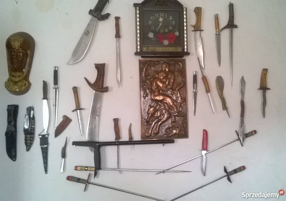 Wlasnoreczna kolekcja nozy Borowina