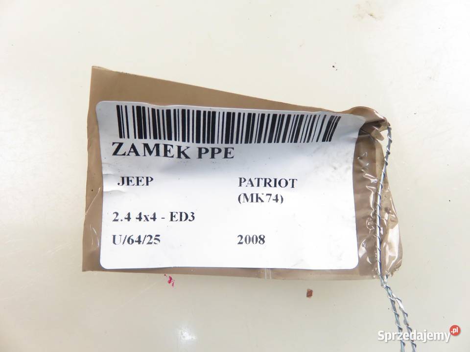 ZAMEK PRAWY PRZEDNI JEEP PATRIOT MK74 Zamki, wkładki i kluczyki Karoseria sprzedam