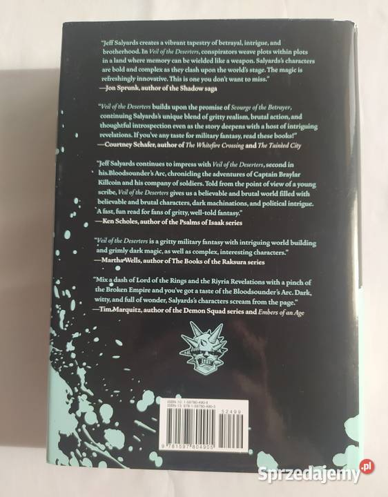 Veil of the Deserters Jeff Salyards Proza i poezja podlaskie Hajnówka