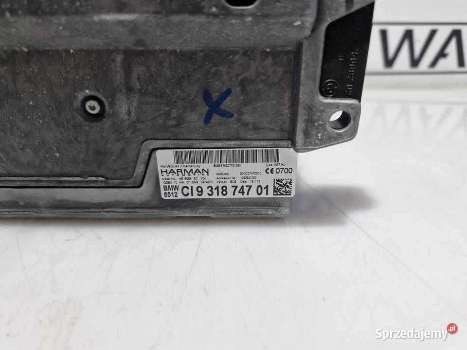 9318747 BWM F30 F31 CZYTNIK NAWIGACJI ORYGINAŁ Wyposażenie wnętrza