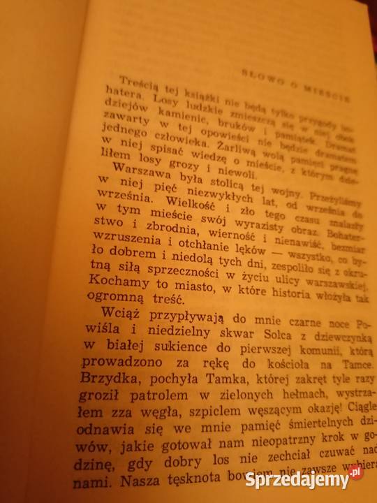 Brandys książki Miasto niepokonane okaz Warszawa literatura piękna - proza polska