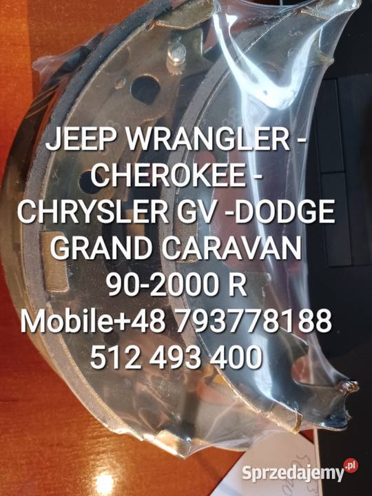 SZCZĘKI HAMULCOWE JEEP WRANGLER CHEROKEE DODGE Kawnice sprzedam