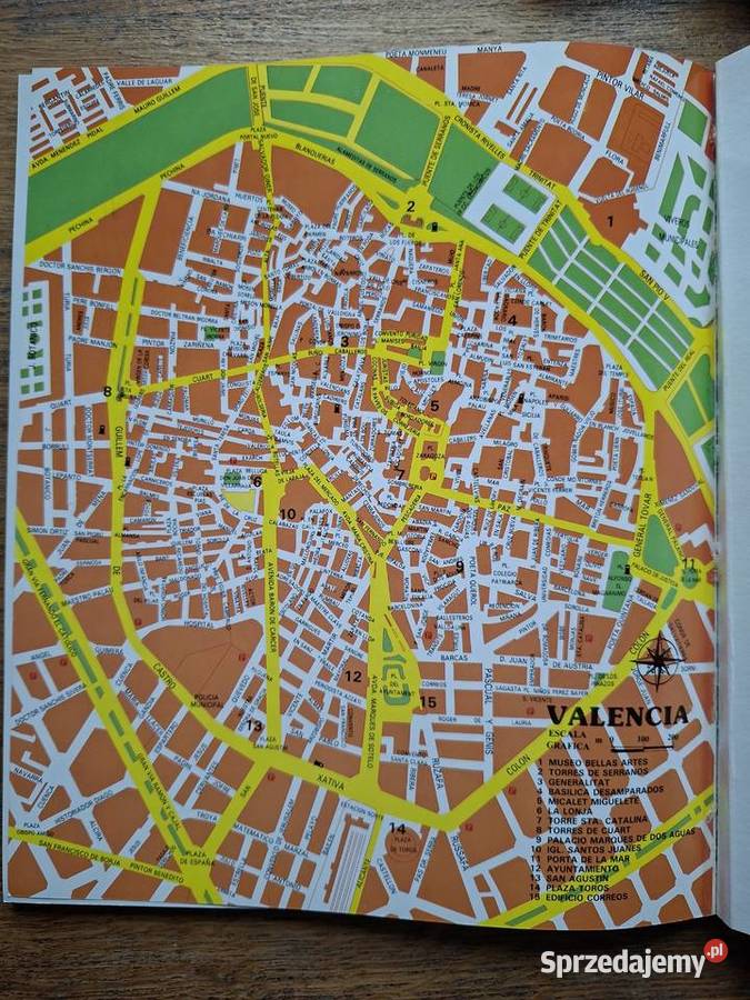 Hiszpania Spanien Ganz Valencia j niemiecki przewodnik Kraków
