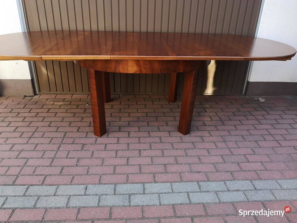 Stół ArtDeco Duży 292 Orzech Antyk Stary Swarzędz