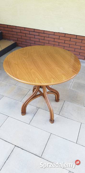 Stół okrągły na giętych nogach stolik kawowy nie Garwolin sprzedam