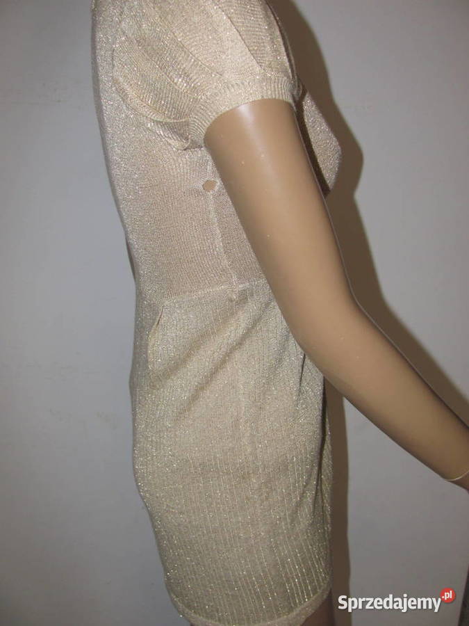 złota tunika INFLUENCE r10 dress gold Zamość