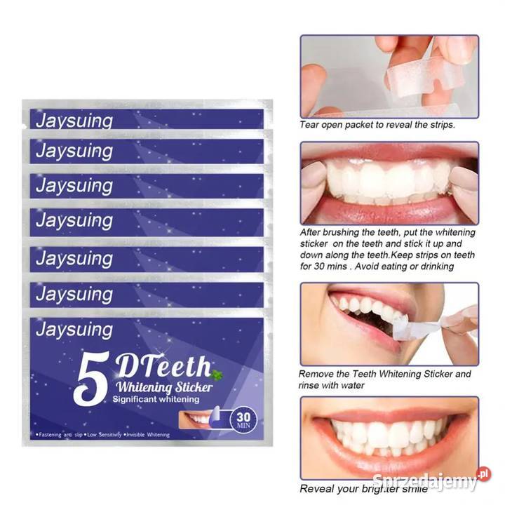 Paski wybielające zęby 5D Teeth 14 pasków Płock