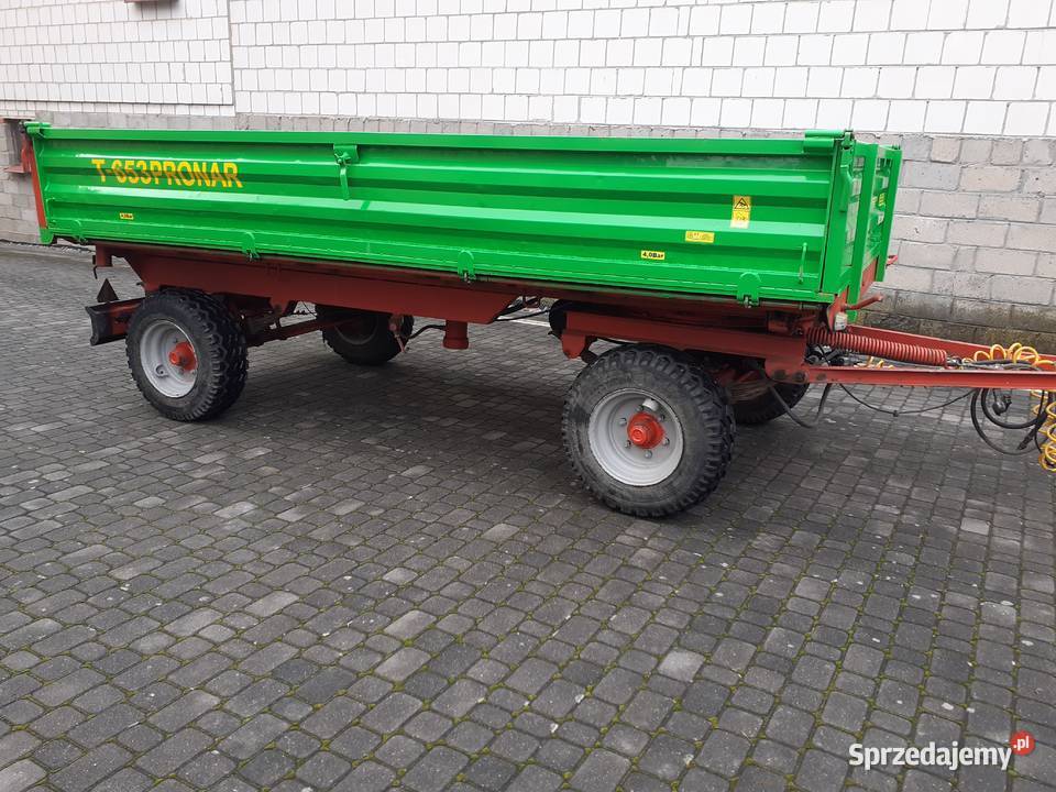 Przyczepa Pronar 2008 T653 wywrotka 3stronna D47 Bodzentyn