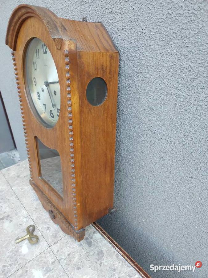 Stary zegar ścienny Junghans 1925r mała baba Tczew