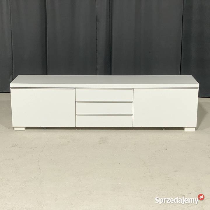 Biała szafka RTV sideboard komoda Budno