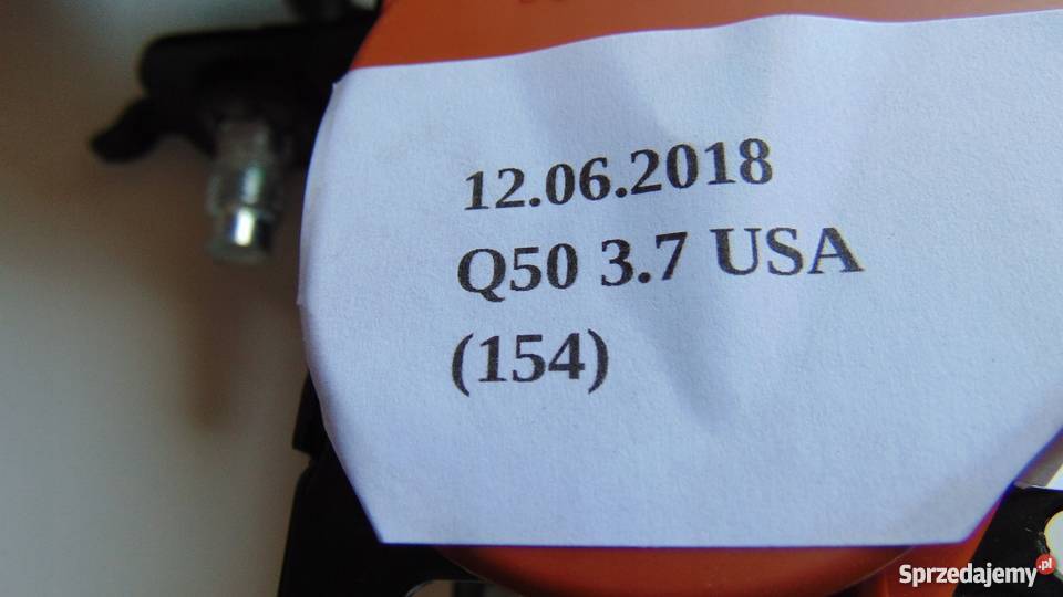 PAS BEZPIECZEŃSTWA TYŁ INFINITI Q50