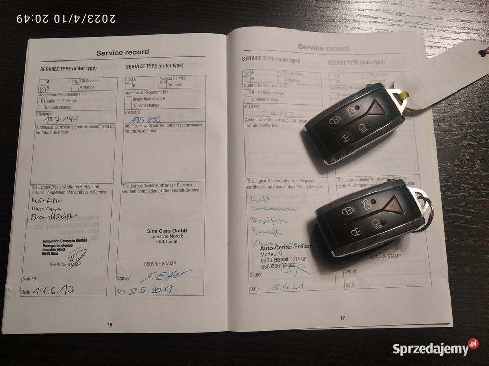 Jaguar XF 3L 211 ze SZWAJCARII zarejestrowany Garwolin