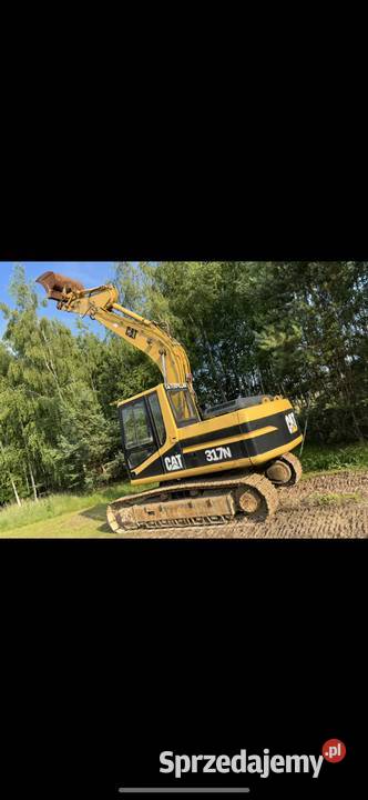 Sprzedam koparkę gąsienicową Caterpillar 317N Żabia Wola sprzedam