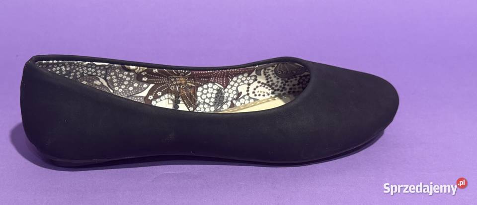Czarne gładkie baleriny rozmiar 38 AKS5 inna