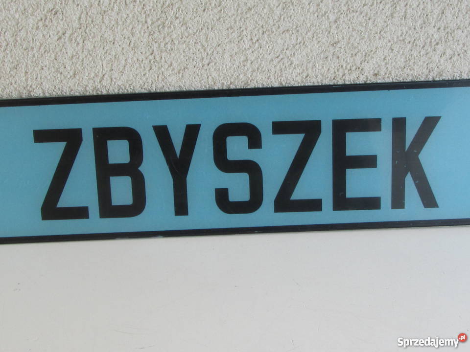 Tablica rejestracyjna irlandzka plastykowa nowa Olecko sprzedam