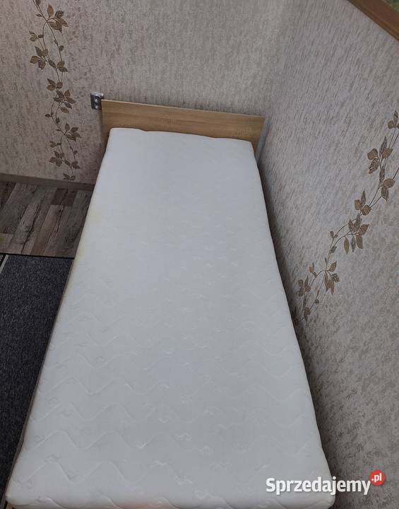 Łóżko z materacem 90X200 dąb sonoma