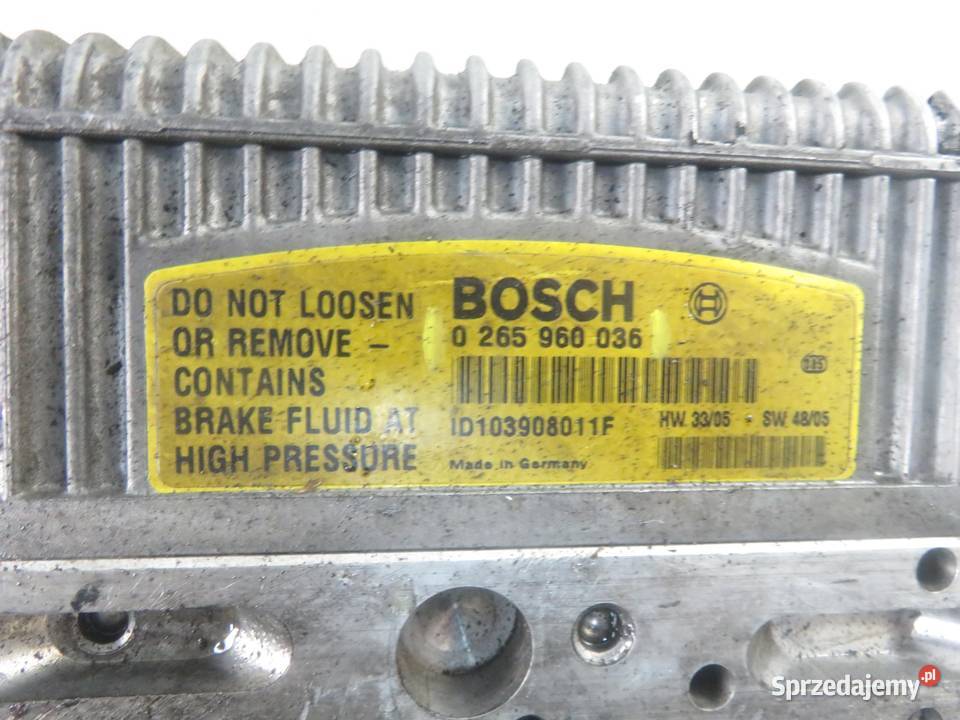 POMPA ABS MERCEDES KLASA E S211 0265960035 Układ ABS i ESP