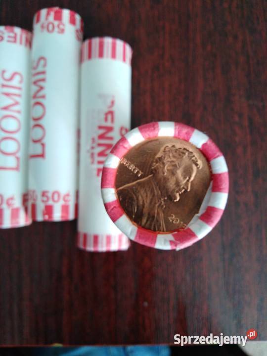 Rolka bankowa 1 cent Lincoln usa Żary