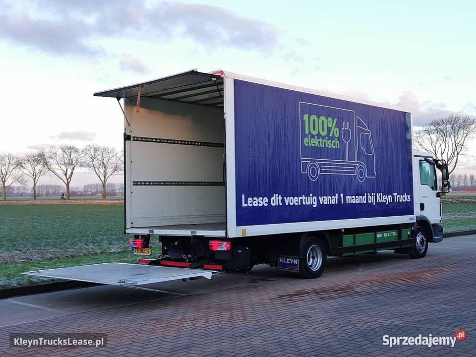 MAN E FULL ELECTRIC 172kWh 150 range kontener