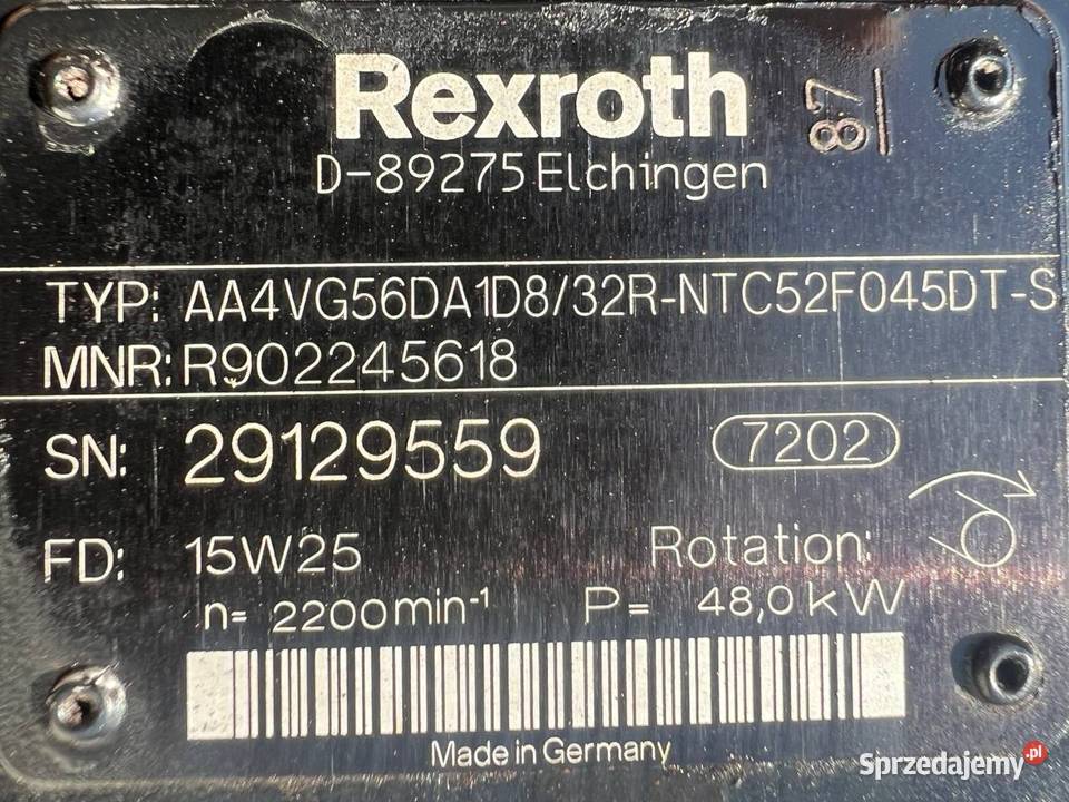 Rexroth AA4VG56DA1D8 32R NTC52F045DT S Poznań