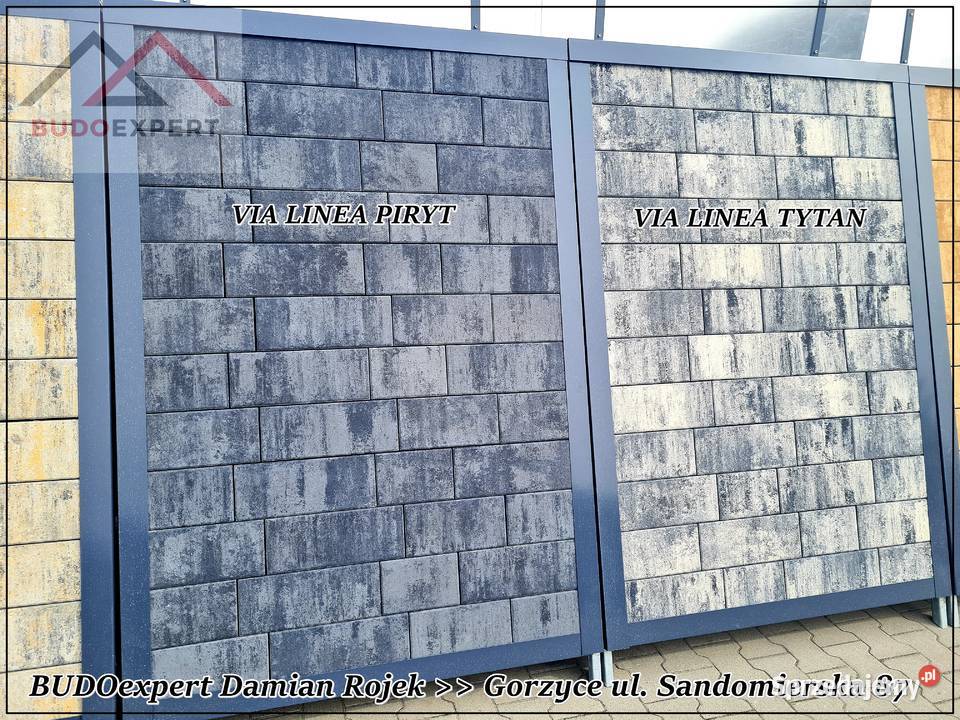 Kostka brukowa Forbet VIA LINEA Tytan Piryt podkarpackie