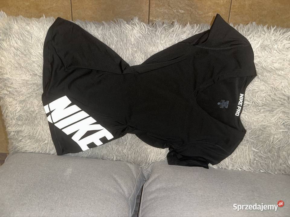 Sportowa koszulka damska Nike Pro DriFit czarna Moda i Styl Warszawa