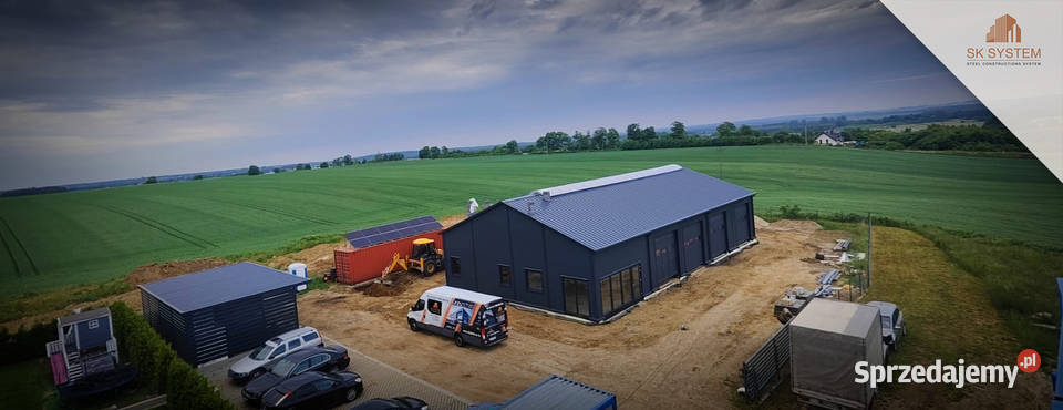 Hala 405 m2 stalowa produkcyjna magazyn warsztat Gdańsk sprzedam