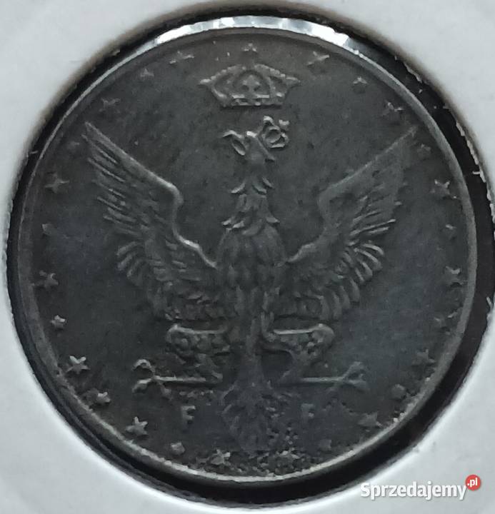 10 Fenigów Królestwo Polskie 1917 r NBO 1 Konin