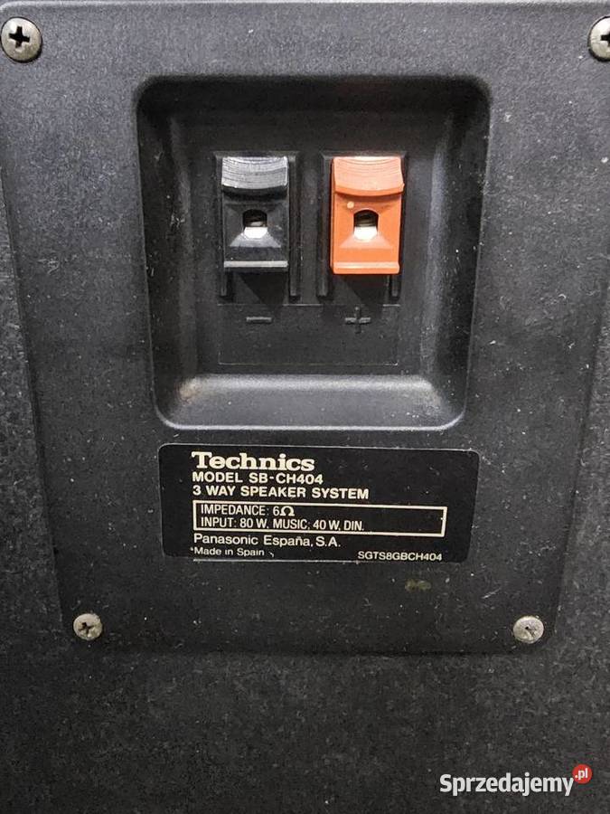 Kolumny stereo Technics SBCH404 80W x 2 wysyłka Kraków