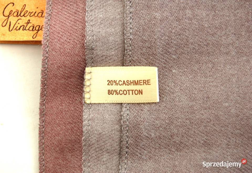 Pastelowy szal damski kremowo beżowoszaroróżowy Dla kobiet Lublin