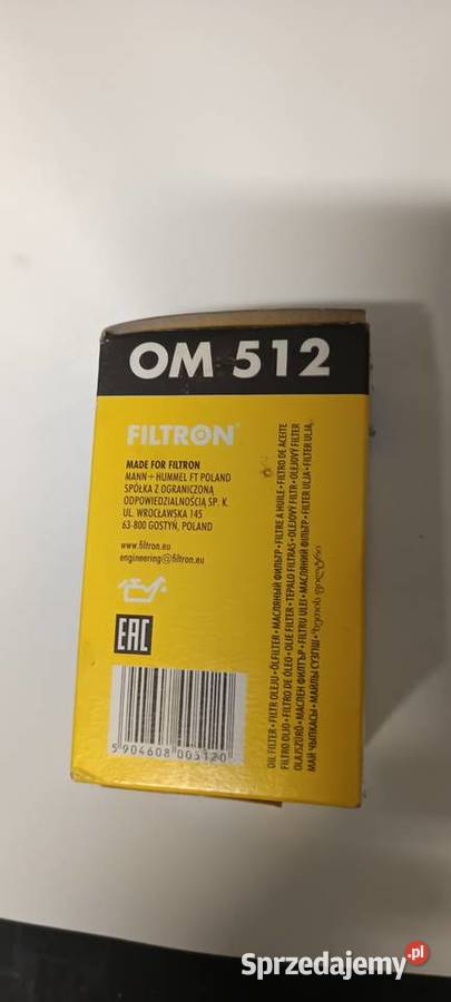 OM 512 FILTRON FILTR OLEJU kujawsko-pomorskie Koronowo