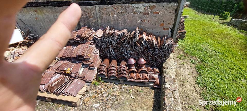 Dachówka ceramiczna karpiówka akcesoria duża Grodków sprzedam