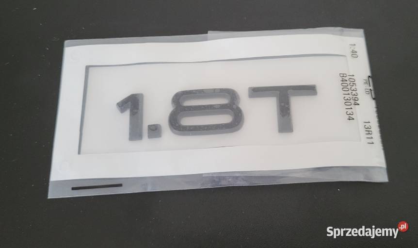 NOWY klejany znaczek 18T czarny emblemat logo lubelskie Zamość