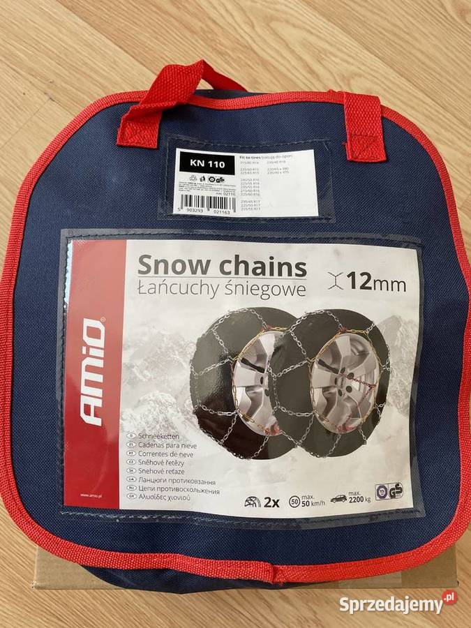 Łańcuchy śniegowe 12mm Warszawa